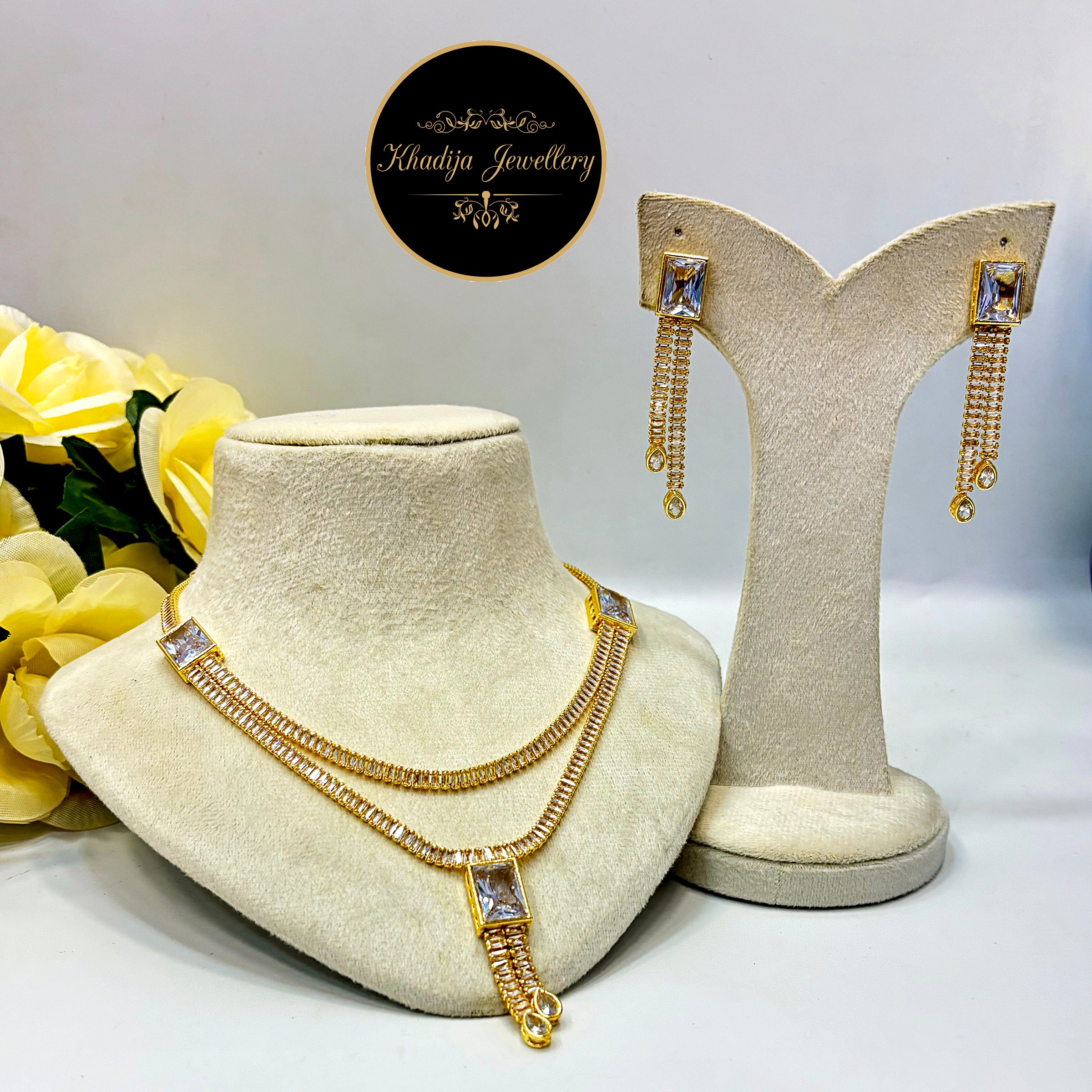Crystal Aura Necklace Set RE0018