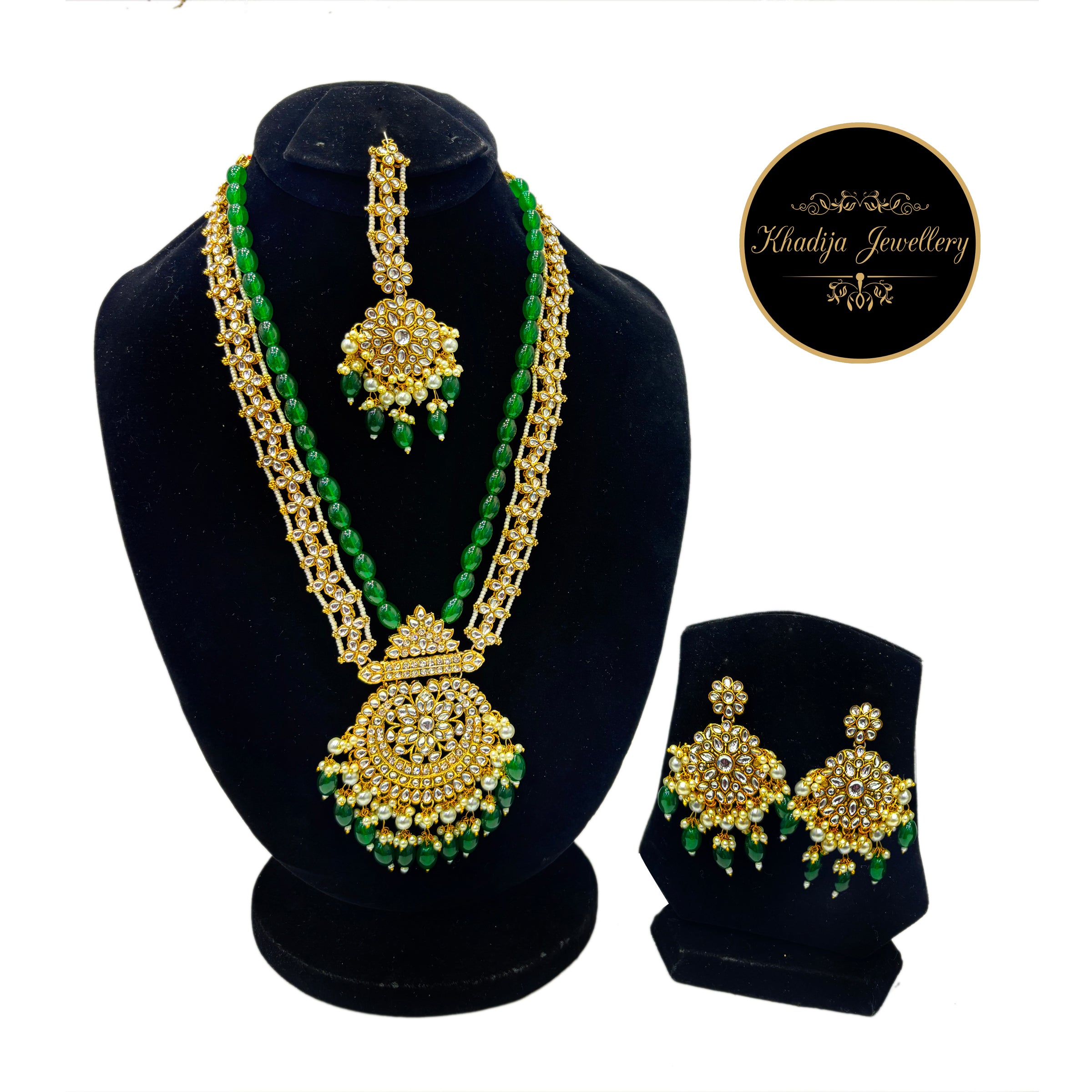 ✨ Unique Kundan Indian Mala Set Traditional ✨(RM0014)