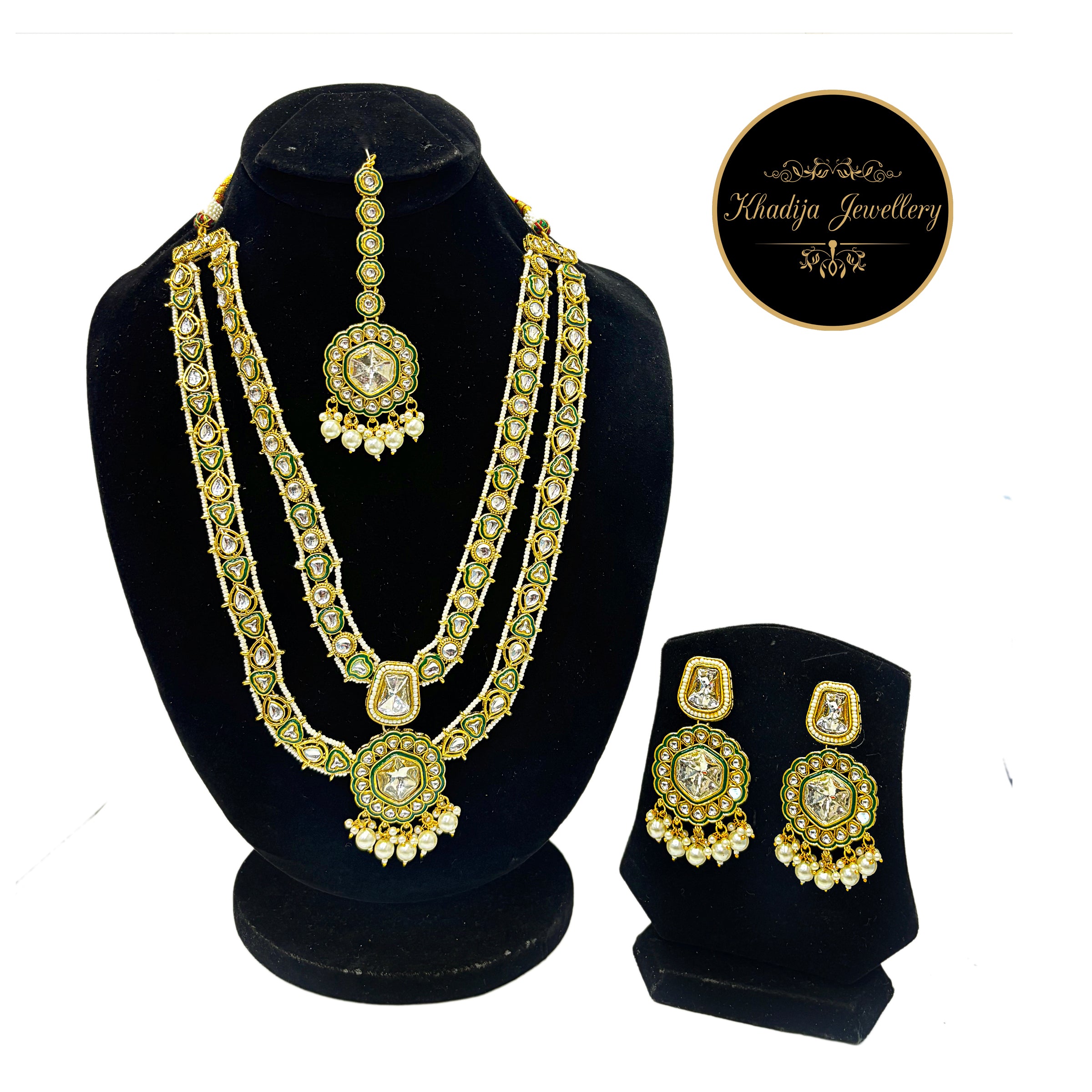 ✨ Shan-E -Kundan Indian Mala Set Traditional ✨(RM0013)