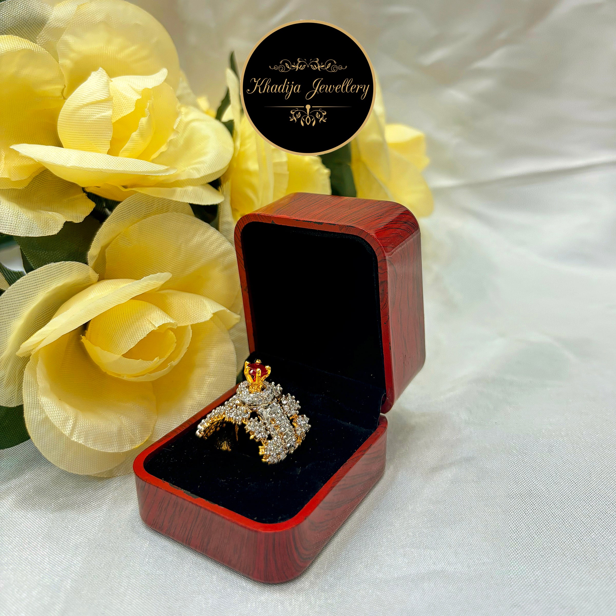 Crown Ring With Diamonds 💎 (RG0012)