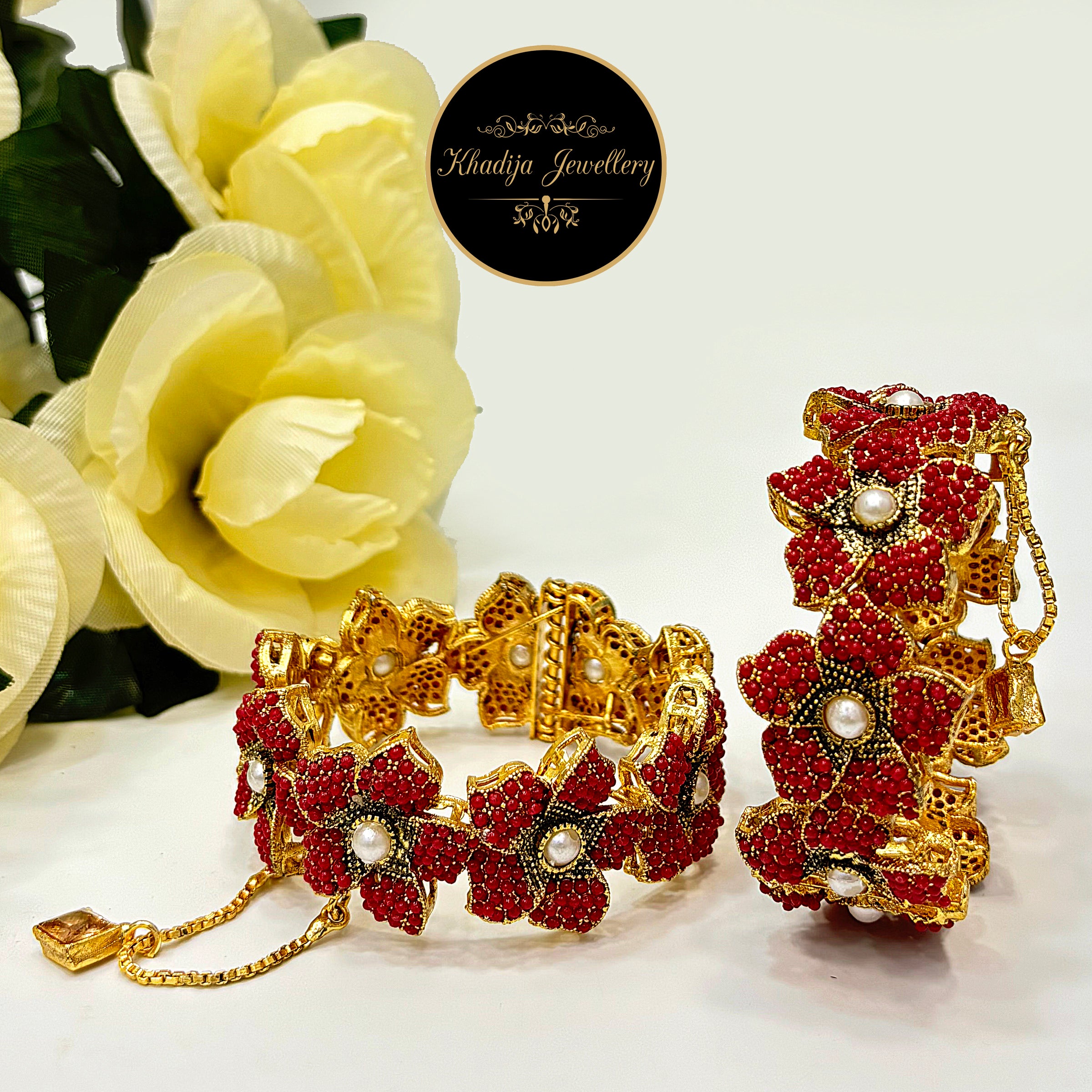 🌸Floral Glamour Bangles 🌸 (BN21)