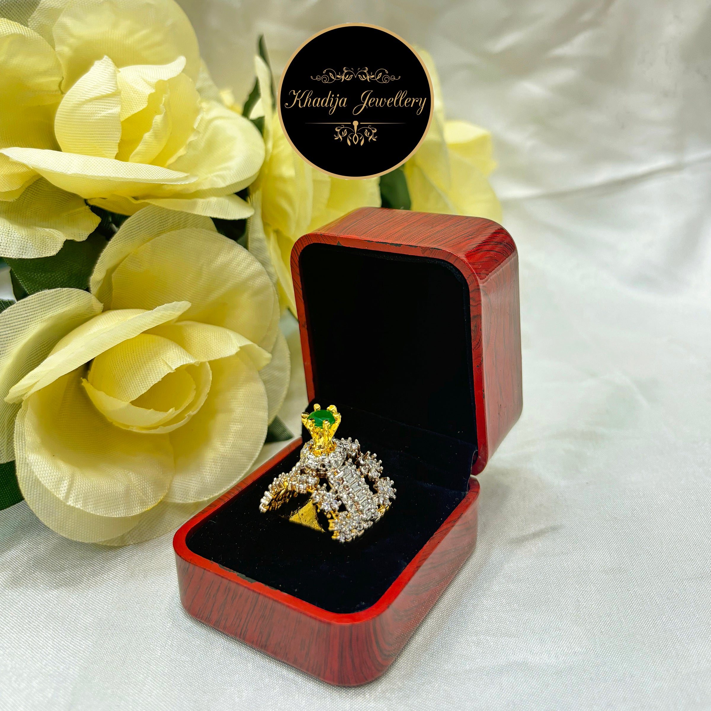 Crown Ring With Diamonds 💎 (RG0012)