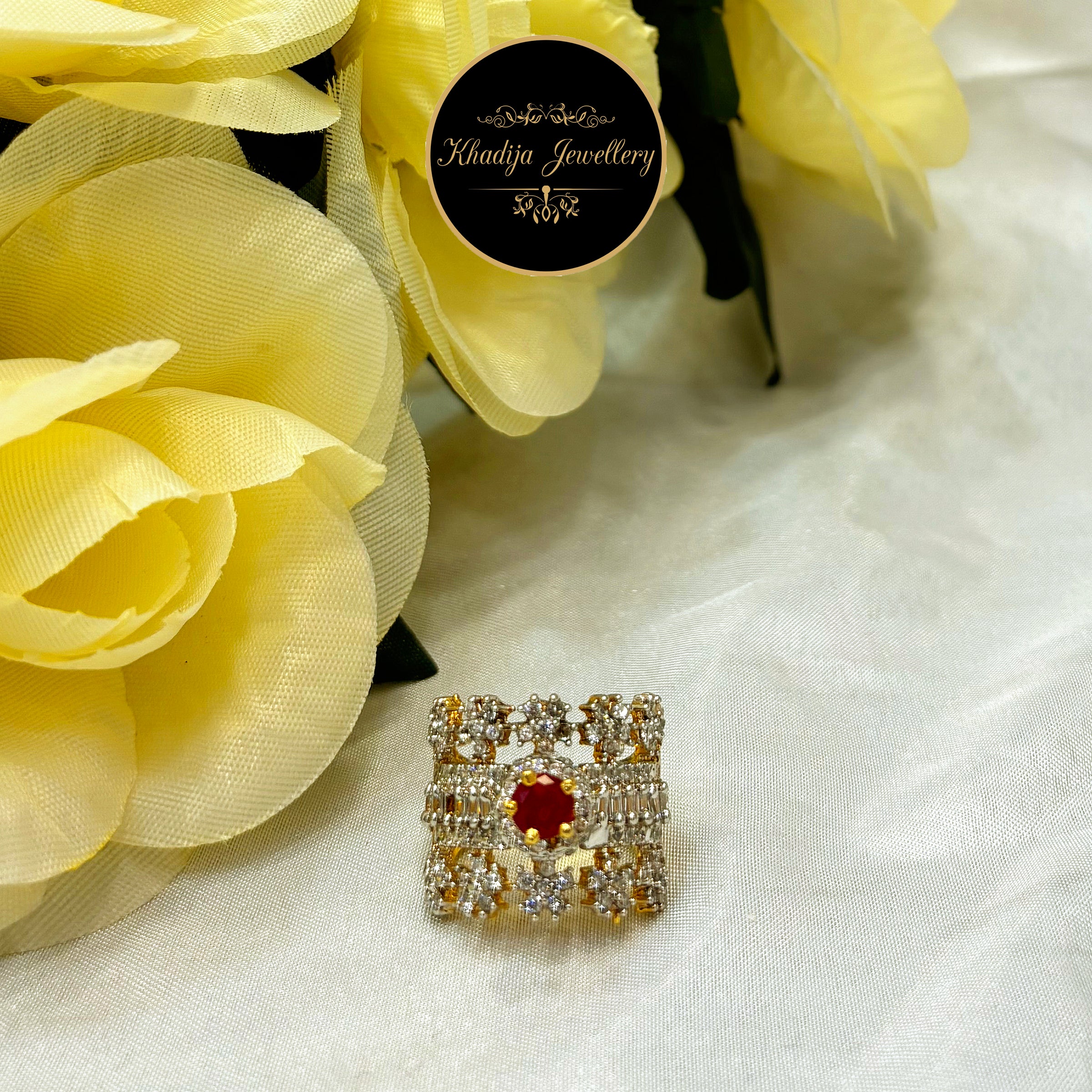 Crown Ring With Diamonds 💎 (RG0012)