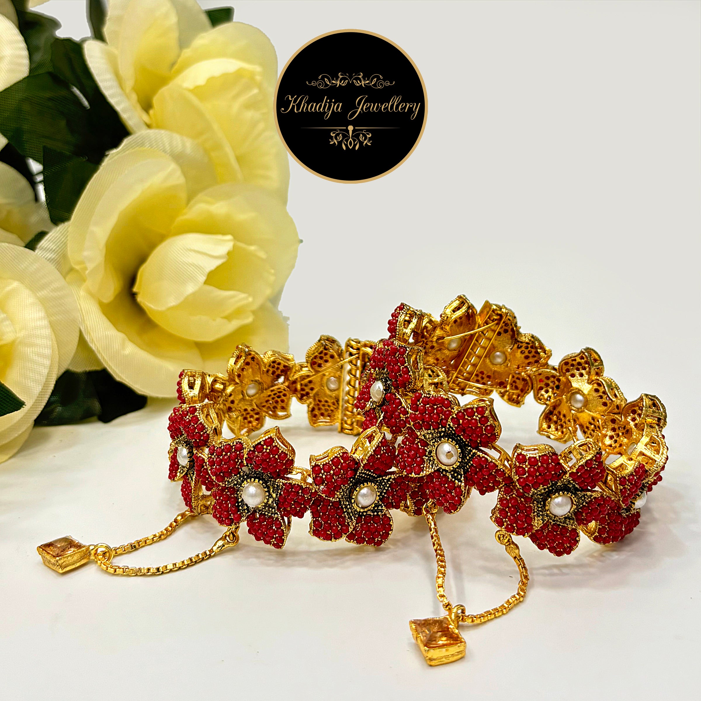🌸Floral Glamour Bangles 🌸 (BN21)