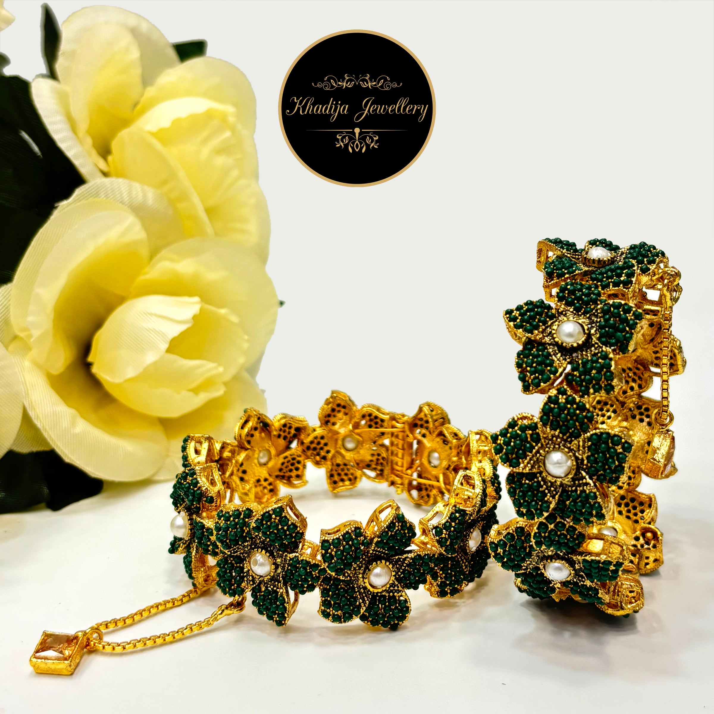 🌸Floral Glamour Bangles 🌸 (BN21)