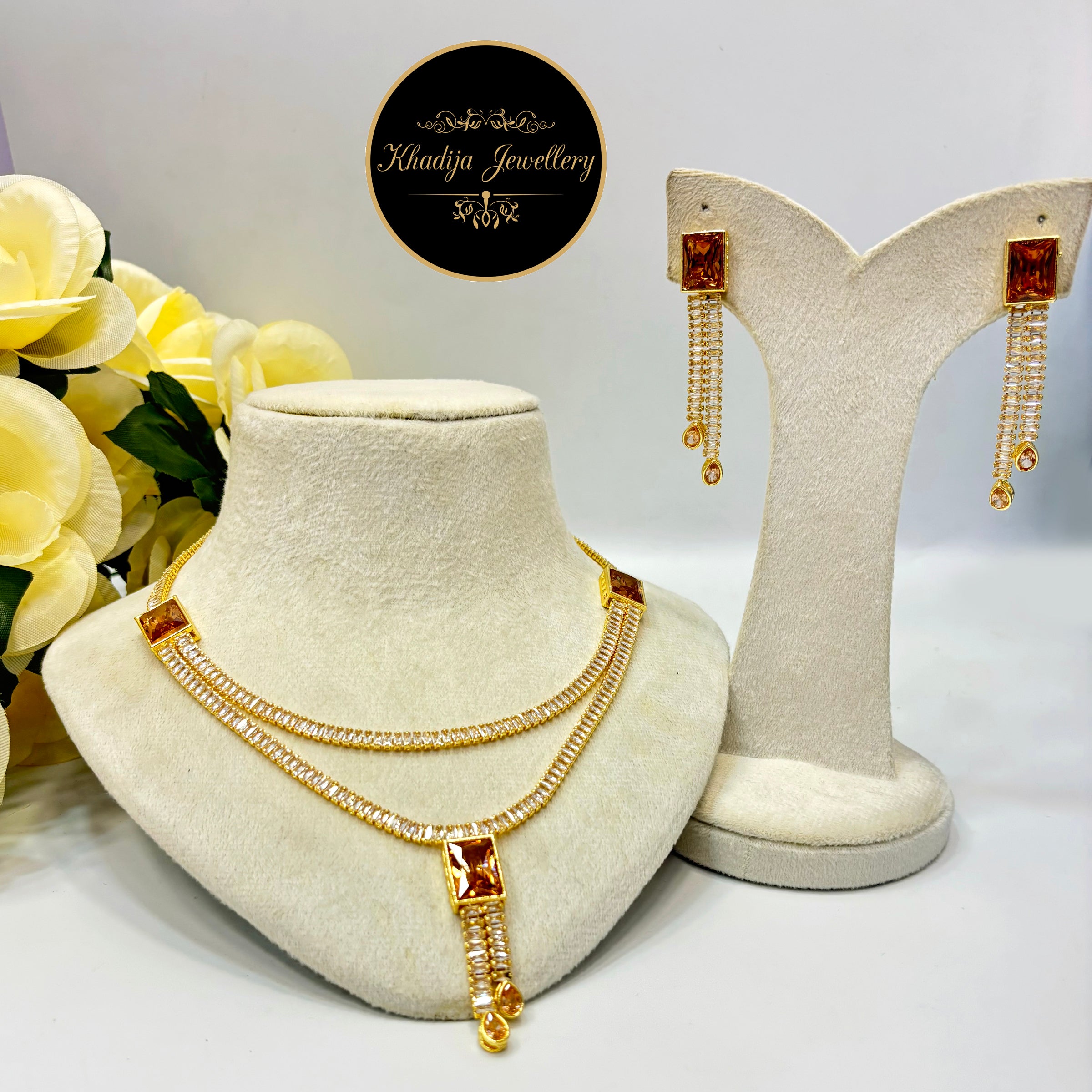 Crystal Aura Necklace Set RE0018