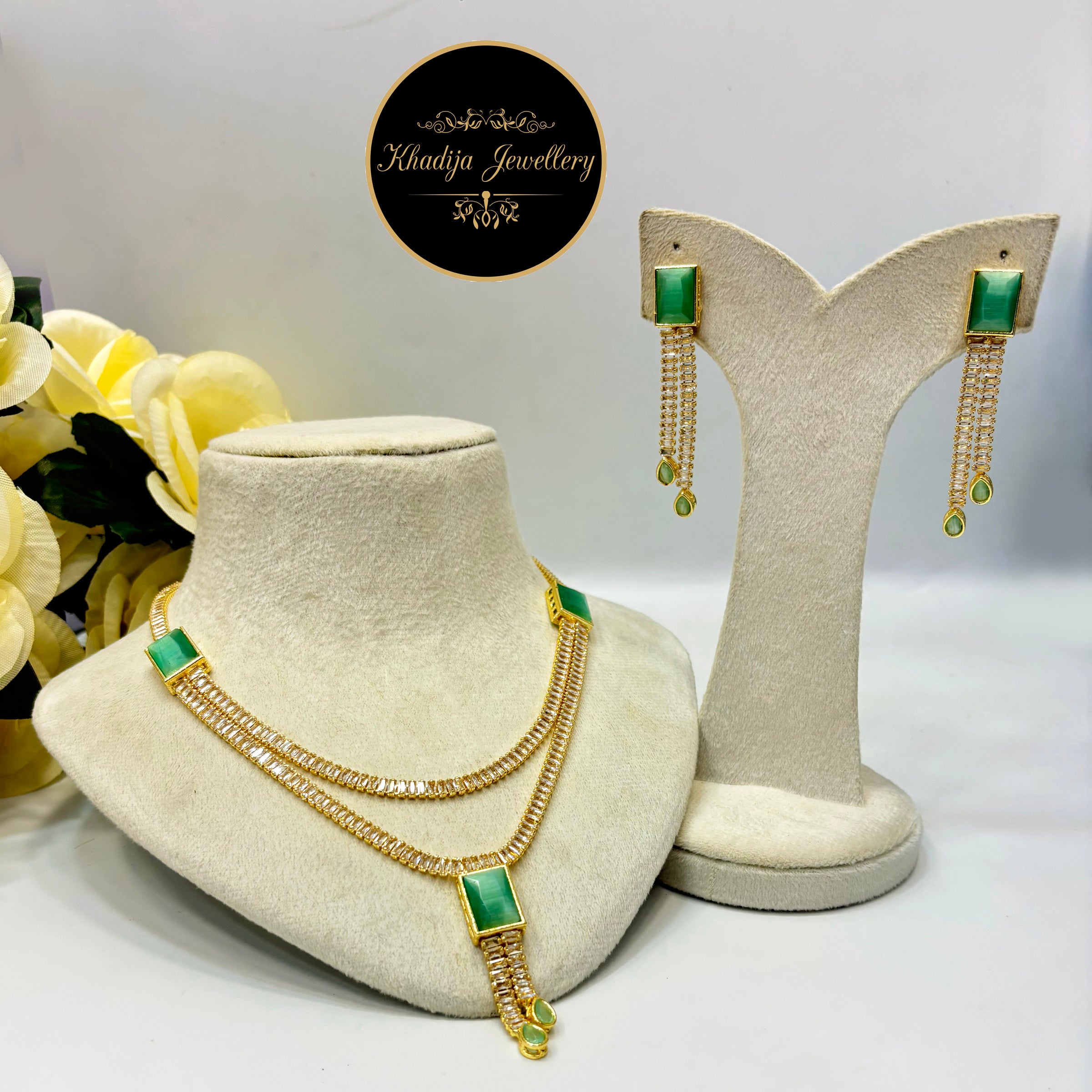 Crystal Aura Necklace Set RE0018