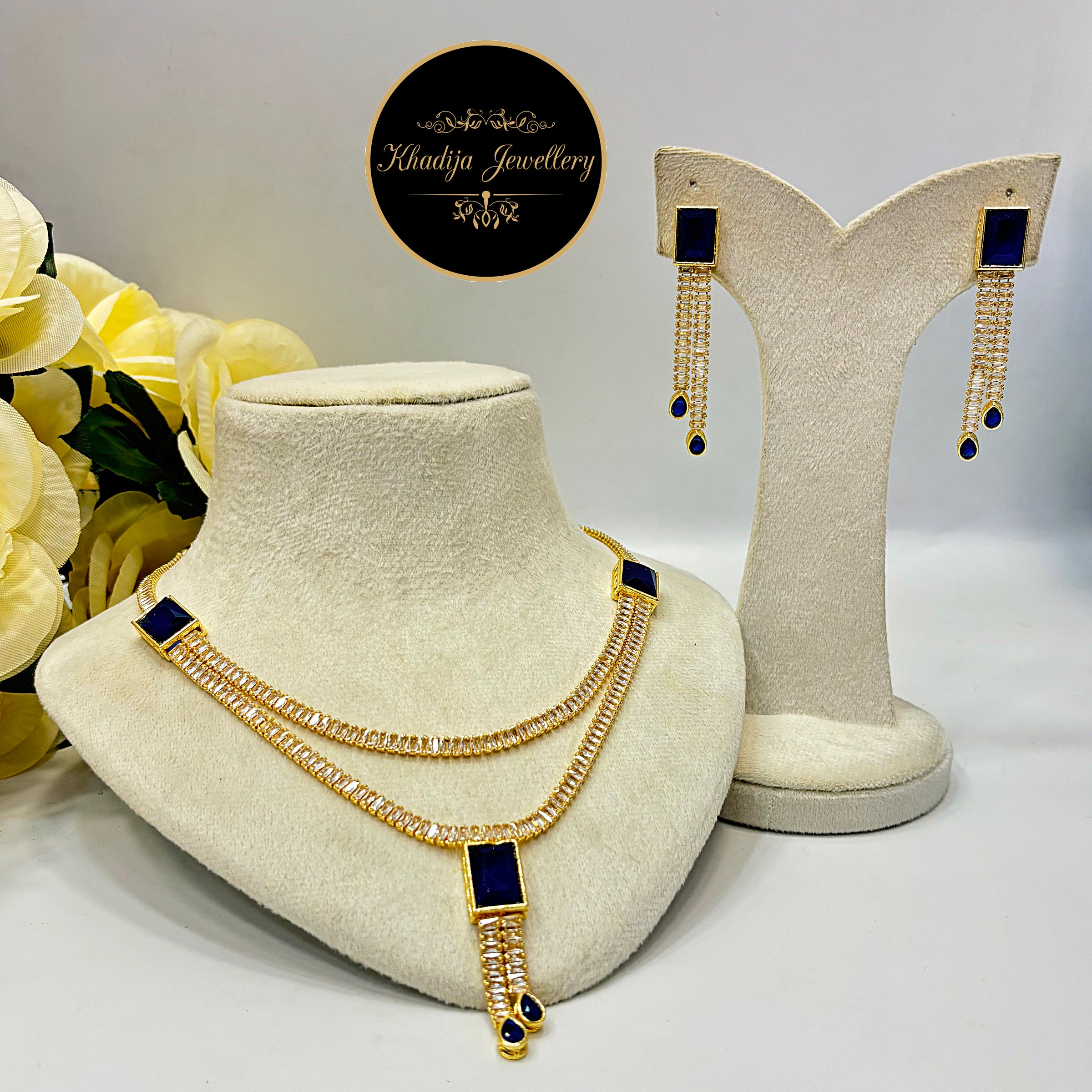 Crystal Aura Necklace Set RE0018
